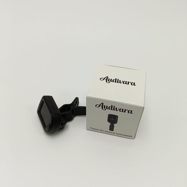 Audivara Tuners for musical instruments Portable Clip-On Tuner for Musical Instruments - Automatic Tuning, High Precision (0.5 Cents)