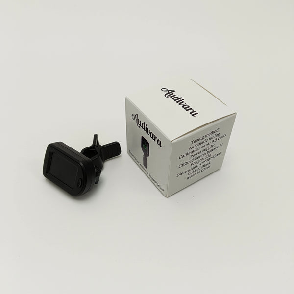 Audivara Tuners for musical instruments Portable Clip-On Tuner for Musical Instruments - Automatic Tuning, High Precision (0.5 Cents)