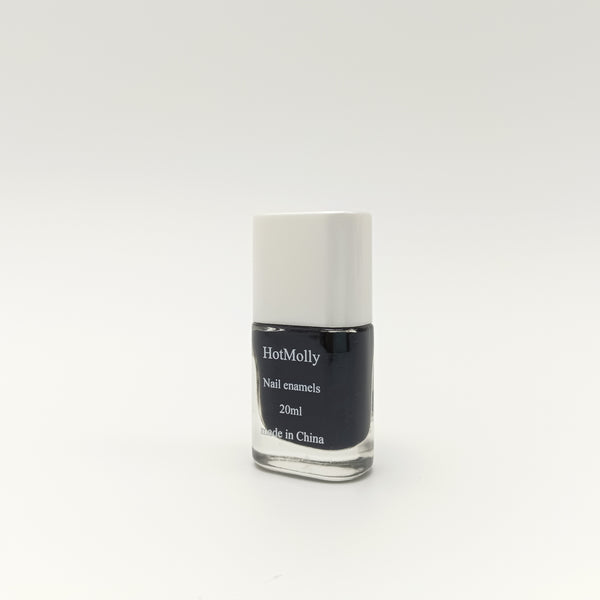 HotMolly Nail enamels Black Nail Enamel Polish, 20ml, Long-lasting, Quick Drying