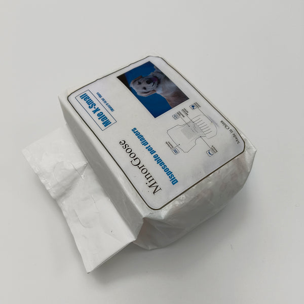 MinorGoose Disposable pet diapers Breathable Disposable Pet Diapers, X-Small, Waist 9-14 Inches, 10 Count