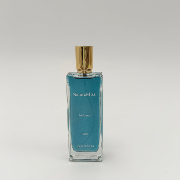 NatureMiss Perfumes Elegant Perfume, 40ml Glass Bottle with Gold Cap