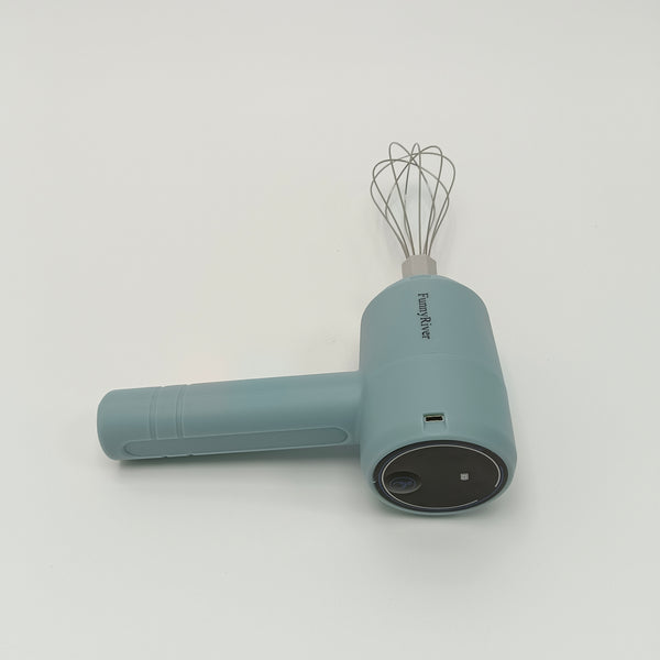 FunnyRiver Electric egg beaters Handheld Electric Hand Mixer with Whisk Attachment, Blue