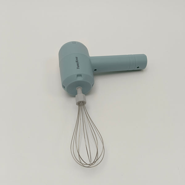 FunnyRiver Electric egg beaters Handheld Electric Hand Mixer with Whisk Attachment, Blue