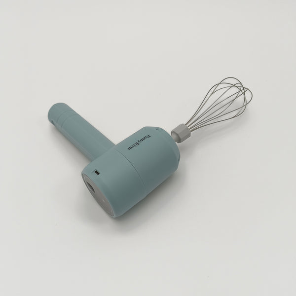 FunnyRiver Electric egg beaters Handheld Electric Hand Mixer with Whisk Attachment, Blue