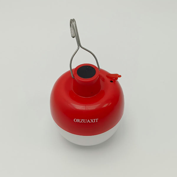 ORZUAXIT LED luminaires Portable LED Light, Red and White, Camping Lantern with Hook