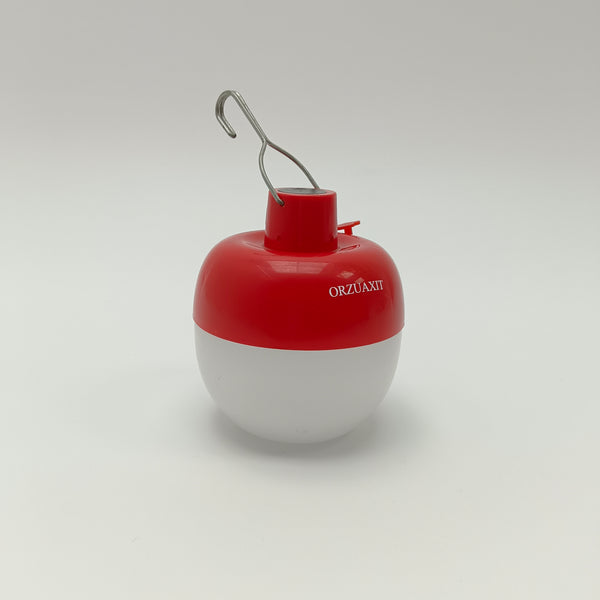 ORZUAXIT LED luminaires Portable LED Light, Red and White, Camping Lantern with Hook