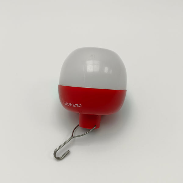 ORZUAXIT LED luminaires Portable LED Light, Red and White, Camping Lantern with Hook