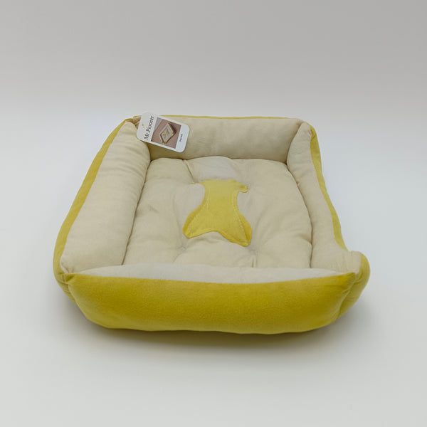 Mr.Pioneer Dog beds Soft and Comfortable Dog Bed , Yellow and Beige, 30x40cm