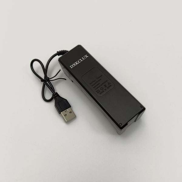 DXKCLUX Battery chargers USB Battery Charger for Rechargeable Batteries, Single Slot Charging Station with USB Cable
