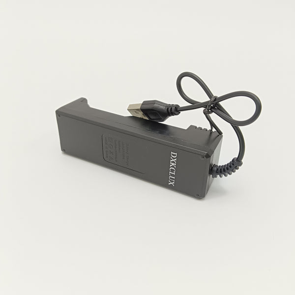 DXKCLUX Battery chargers USB Battery Charger for Rechargeable Batteries, Single Slot Charging Station with USB Cable