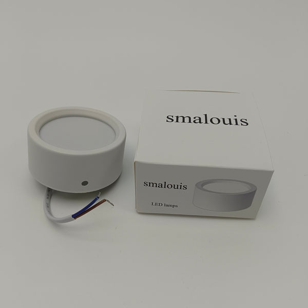 smalouis LED lamps White LED Lamp, Precision Aluminum and Acrylic, 3.5x7.5cm, Night Light