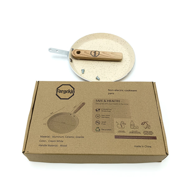 Forgekin Non-electric cookware, pans Ceramic Nonstick Frying Pan Small Skillet