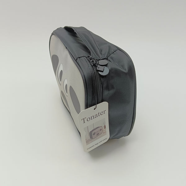 Tonater Cosmetic bags sold empty Black Empty Travel Cosmetic Bag, PU Material, 23x17x10cm
