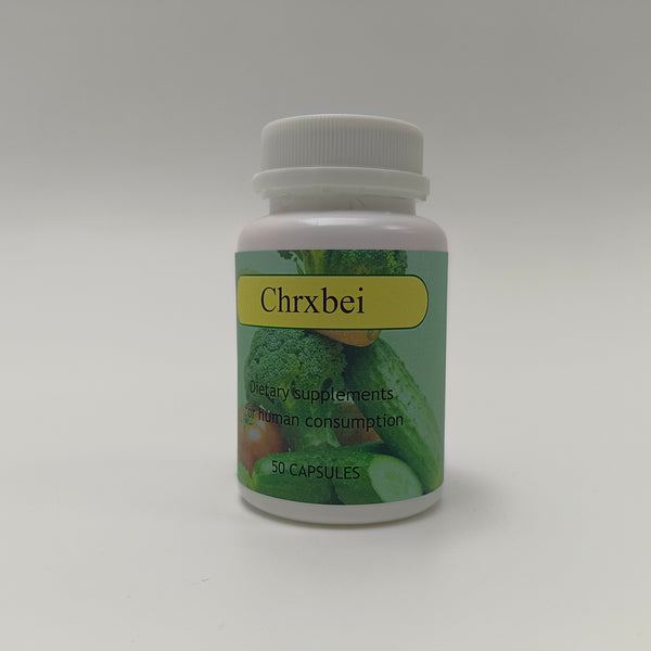 Chrxbei Dietary supplements for human consumption Whole Food Based with Veggies, Fruits, Vitamins, Adaptogens & Super Mushrooms, 50 Capsules for Daily Nutritional Support