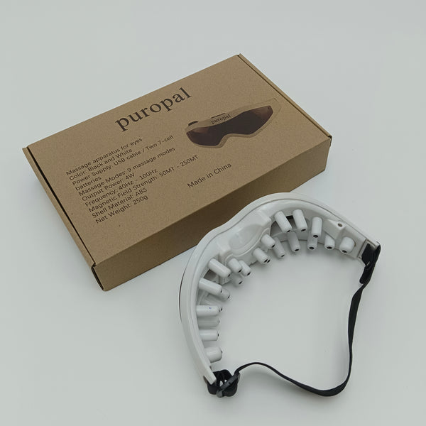 puropal Massage apparatus for eyes 9 Modes Electric Eye Massager, Relieve Eye Fatigue, for Home/Office Use