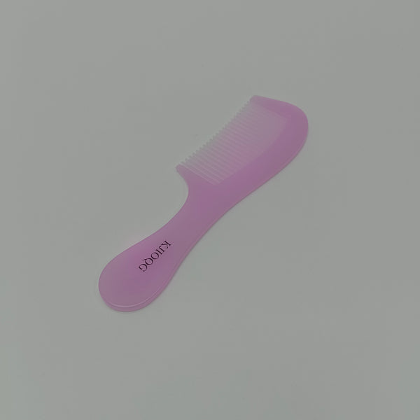 KJIOQG Combs Pink, Plastic Hair Comb, Wide Tooth Detangling with Handle for All Hair Types