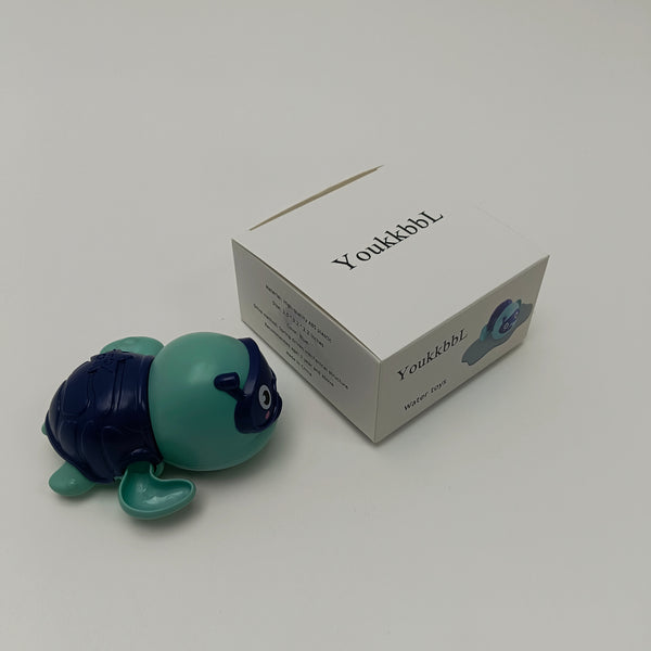 YoukkbbL Water toys Blue and Green Turtle Water Toy, ABS Plastic, 3.5 x 3.2 x 2.2 Inches