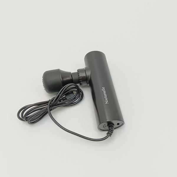 Nocturnelle Massage apparatus and instruments Handheld Electric Massager, Corded, Black, Portable with Adjustable Vibration