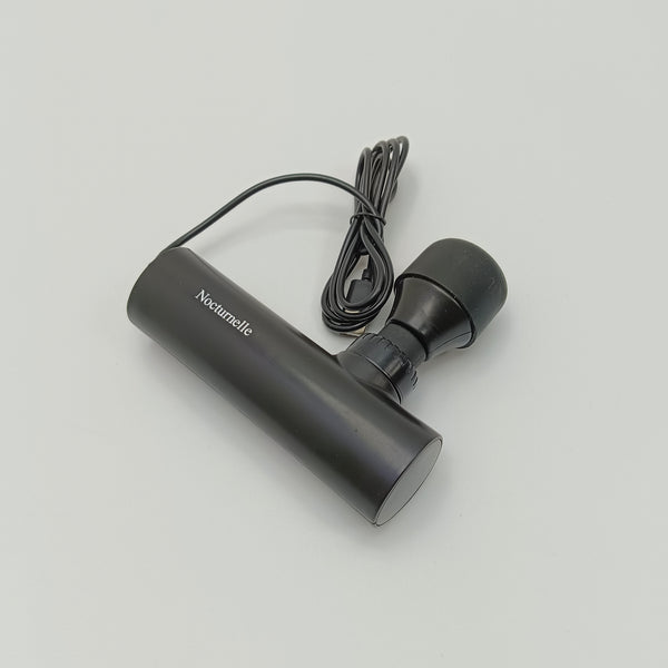 Nocturnelle Massage apparatus and instruments Handheld Electric Massager, Corded, Black, Portable with Adjustable Vibration