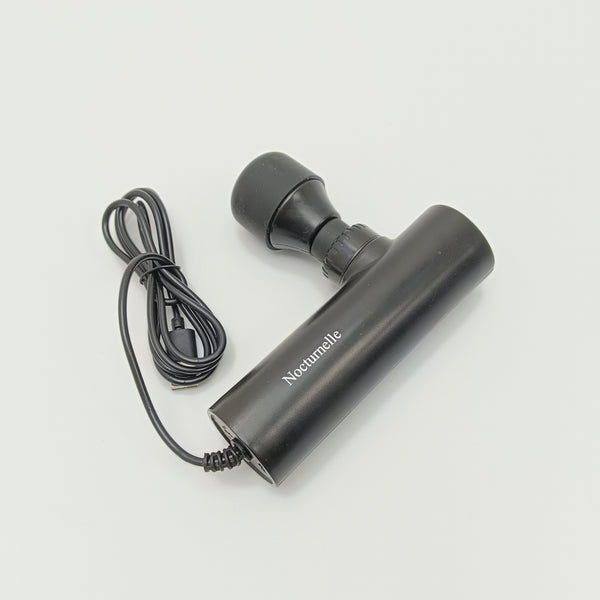 Nocturnelle Massage apparatus and instruments Handheld Electric Massager, Corded, Black, Portable with Adjustable Vibration