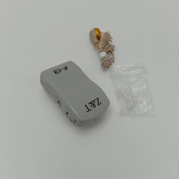 Z&T Hearing aids Gray Hearing Aids with Ear Tip and Cord, Portable, Adjustable Volume Control