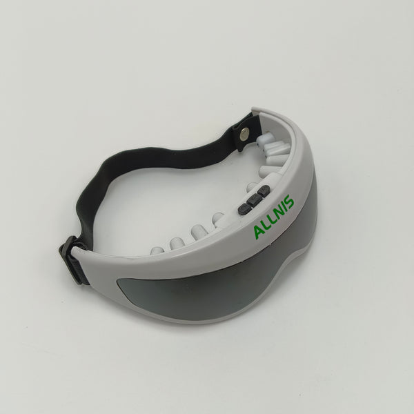 ALLNIS Massage apparatus for eyes Electric Eye Massage Device with Adjustable Strap and Control Buttons
