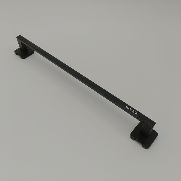 RZCWOT Towel rails Black, Wall Mounted, Metal Towel Rail, Matte Finish, 24 Inches, Straight