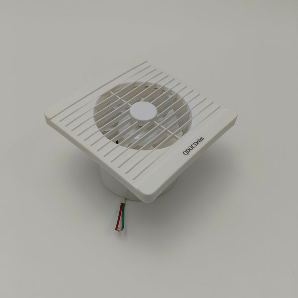 QDGCDriim Ventilating exhaust fans White Wall Mounted Bathroom Kitchen Ventilation Fan with Wired Connection