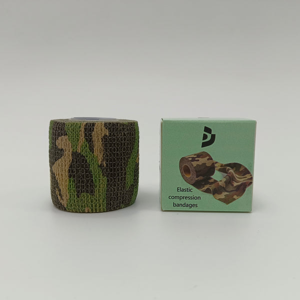 Elastic compression bandages Self-Adhesive Elastic Compression Bandage, Camouflage Pattern, Spandex Material, 2 Inch Width