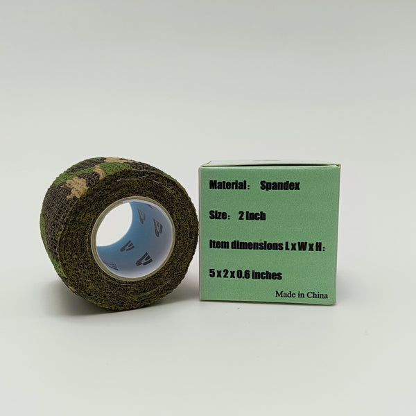 Elastic compression bandages Self-Adhesive Elastic Compression Bandage, Camouflage Pattern, Spandex Material, 2 Inch Width