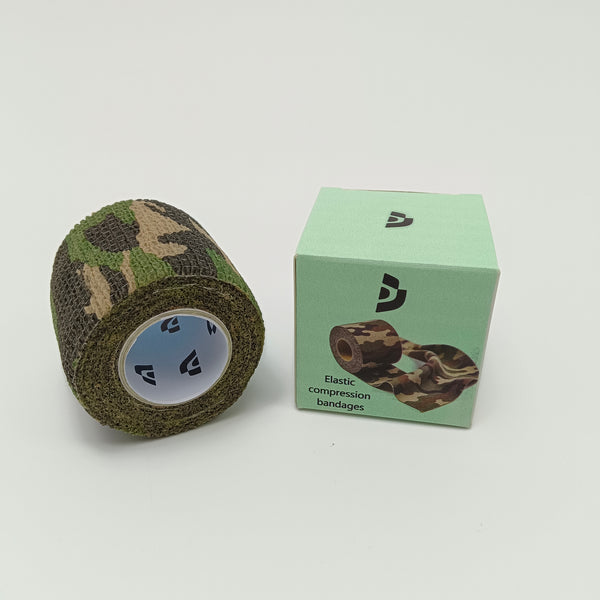 Elastic compression bandages Self-Adhesive Elastic Compression Bandage, Camouflage Pattern, Spandex Material, 2 Inch Width