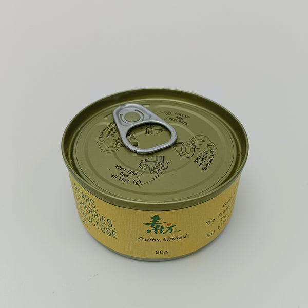 素坊 sofine fruits,tinned Delicious Tinned Mixed Fruit, 80g, Cans Design