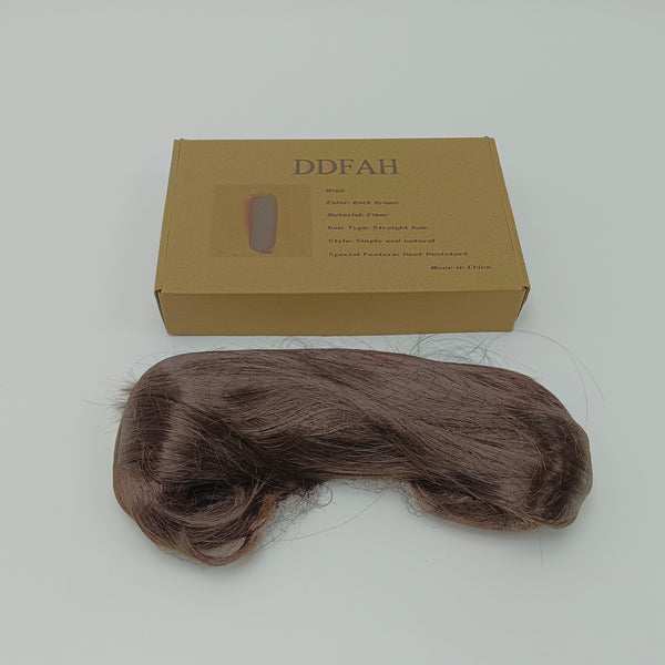 DDFAH Wigs Straight Hair, Simple and Natural Style, for Women (Dark Brown)