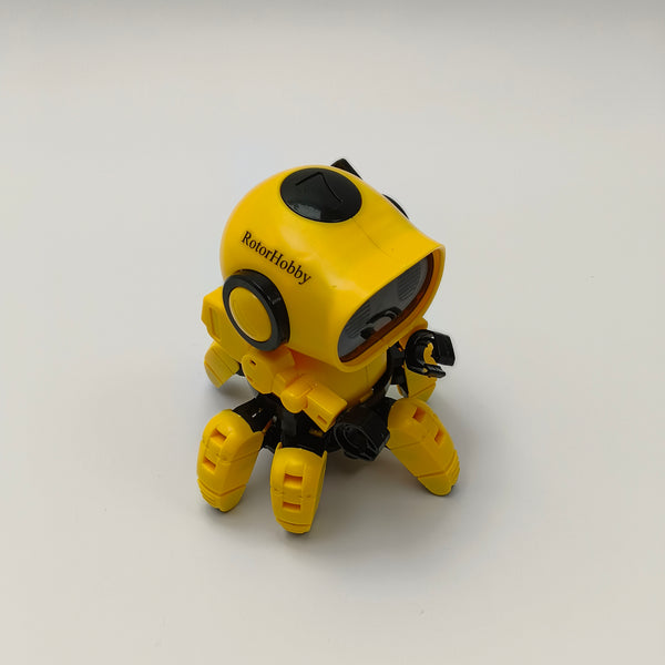 RotorHobby Toy robots Interactive and Fun, for Kids and Hobbyists, Yellow
