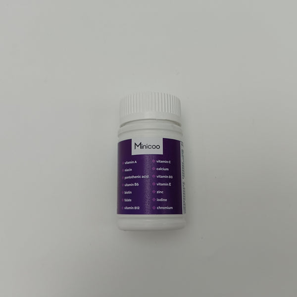 MINICOO Vitamin supplements Multivitamin, with Essential Vitamins and Minerals, for Overall Health and Wellness