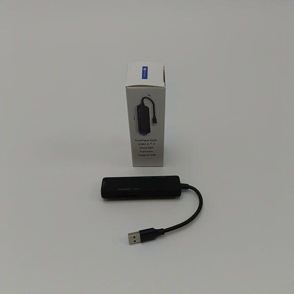 PROSCENIC Computer peripheral devices 3-port USB 2.0 hub, portable and compact design, plug-and-play functionality