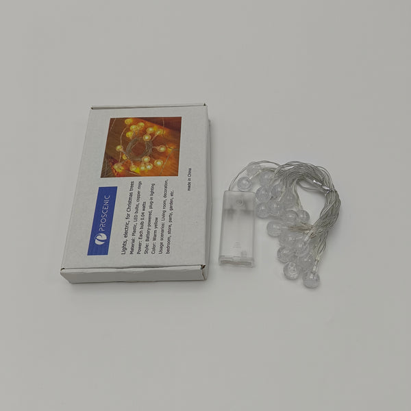 PROSCENIC Lights, electric, for Christmas trees Warm yellow light, suitable for Christmas trees, living rooms, parties, and garden decorations.