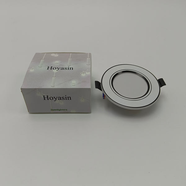 Hoyasin Downlighters 4-Inch Recessed LED Downlight, Warm White, for Ceiling, Kitchen, Living Room