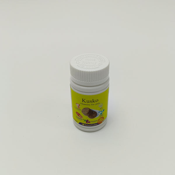 Kusko Vitamins for pets Multivitamin Soft Chews with Glucosamine, Supports Joint, Skin, Immunity & Digestion for Dogs