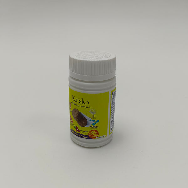 Kusko Vitamins for pets Multivitamin Soft Chews with Glucosamine, Supports Joint, Skin, Immunity & Digestion for Dogs