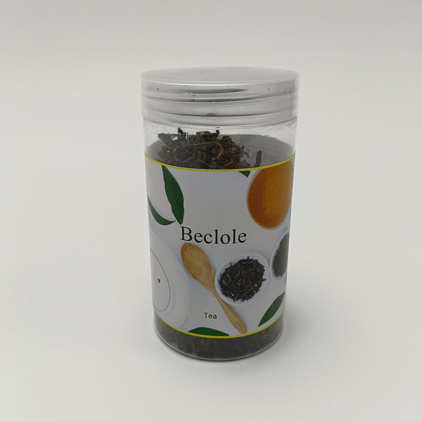 Beclole Tea Premium Loose Leaf Tea in Transparent Reusable Jar, Natural Aroma, 300g
