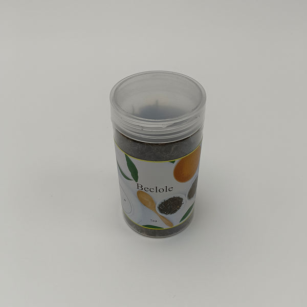 Beclole Tea Premium Loose Leaf Tea in Transparent Reusable Jar, Natural Aroma, 300g