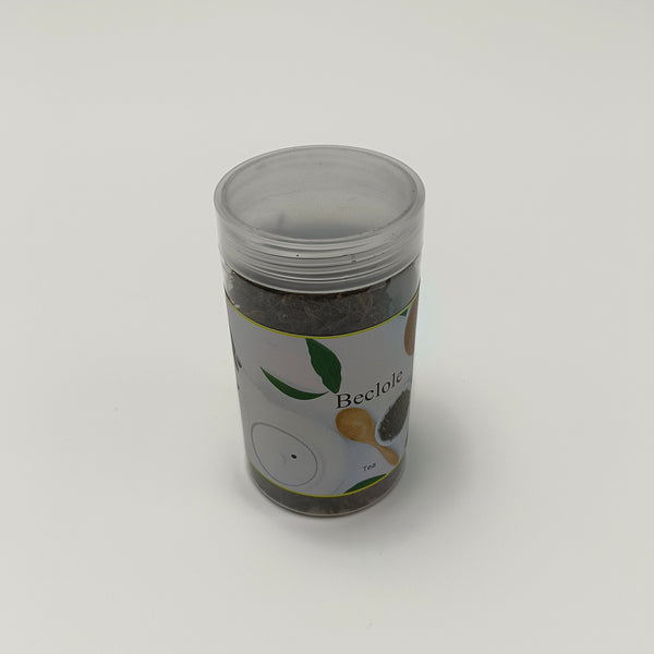 Beclole Tea Premium Loose Leaf Tea in Transparent Reusable Jar, Natural Aroma, 300g