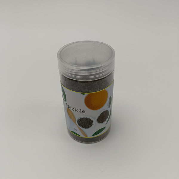 Beclole Tea Premium Loose Leaf Tea in Transparent Reusable Jar, Natural Aroma, 300g