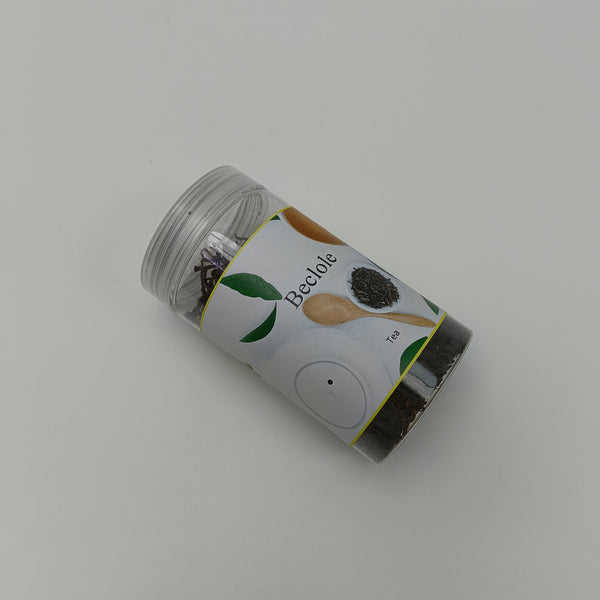 Beclole Tea Premium Loose Leaf Tea in Transparent Reusable Jar, Natural Aroma, 300g