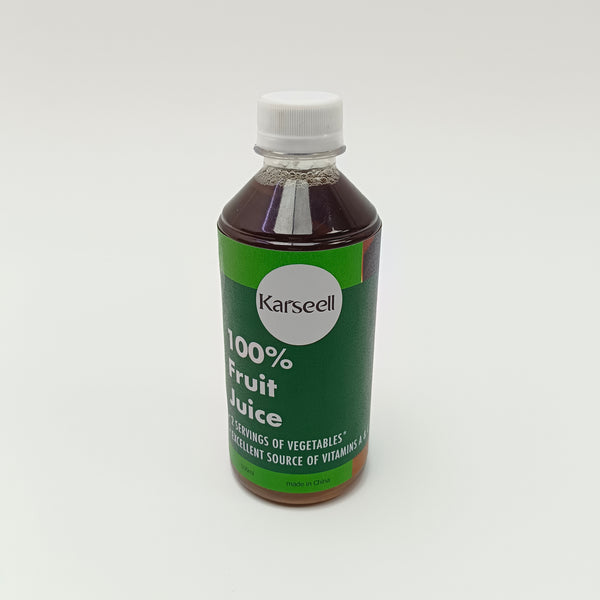 Karseell Fruit juice 100% Mixed Fruit and Vegetable Juice - 500ml Bottled, Portable and Ready-to-Drink