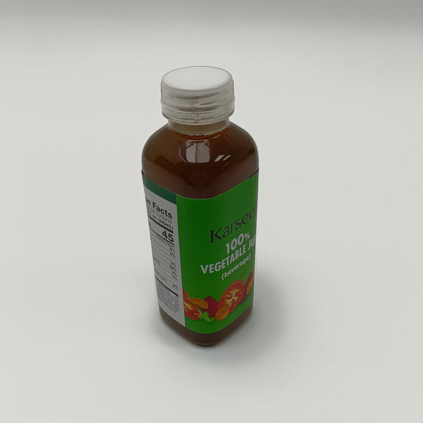 Karseell Vegetable juice (beverage) 100% Vegetable Juice (Drink) - 500ml Bottled, Contains Carrots/Coriander/Celery, Portable and Healthy Beverage