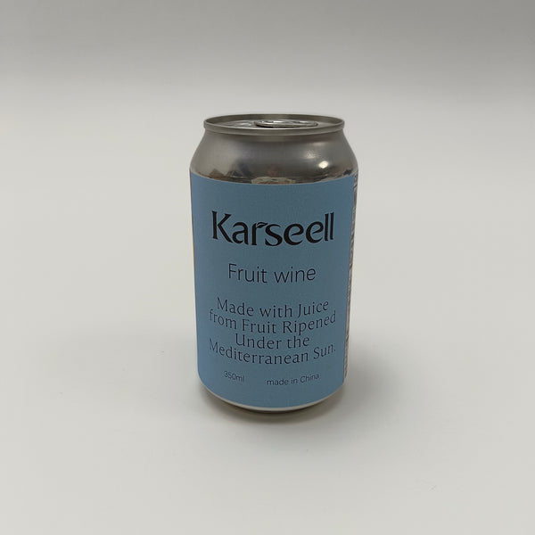 Karseell Fruit wine Fruity Buzz Wine - 350ml canned, containing 14% fruit juice, low sodium and fat-free