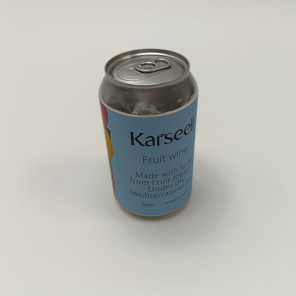 Karseell Fruit wine Fruity Buzz Wine - 350ml canned, containing 14% fruit juice, low sodium and fat-free