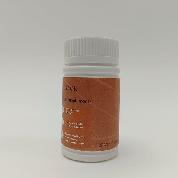 GDSAOK Dietary food supplements 60 Veg Tablets, Daily Wellness Support